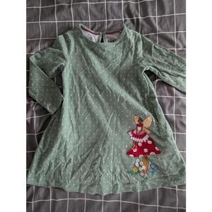 Boden fairy on toadstool applique dress